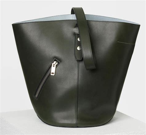 celine bucket bag green|celine bucket handbags.